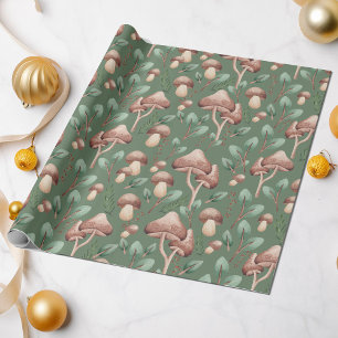 Alle Occasie Eucalyptus Forest paddenstoelen op gr Cadeaupapier