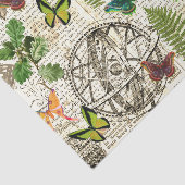 Alle Occasion Antiek Kijk Butterflies en Ferns Tissuepapier (Detail)