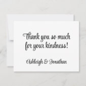 Alle Occasion FOTO Bedankt Kaart (Achterkant)