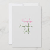 Alle Occasion Note Card Bedankkaart (Achterkant)