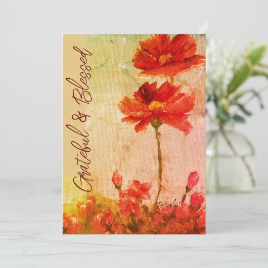 Alle Occasion Note Card Bedankkaart (Staand voorkant)