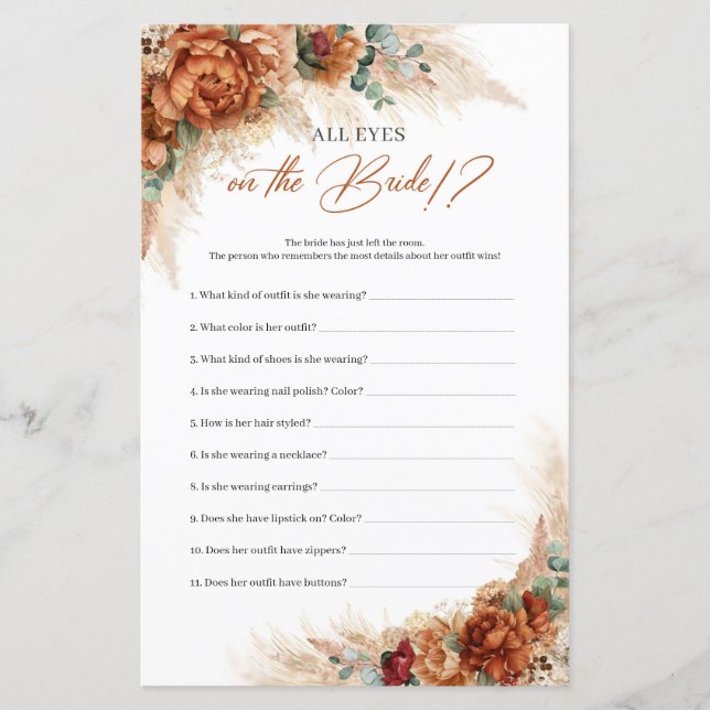 Alle ogen op de bruid (Voorkant)