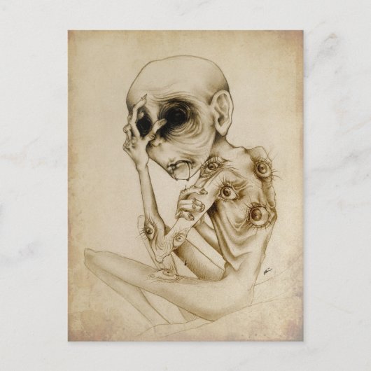 Alle ogen op mij briefkaart (Voorkant)