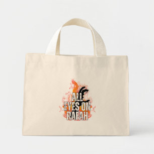 ALLE OGEN OP RAFAH - Bloedbad in Rafah Gaza Mini Tote Bag