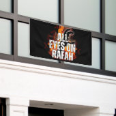 ALLE OGEN OP RAFAH - Bloedbad in Rafah Gaza Spandoek (Buitenkant Gebouw)