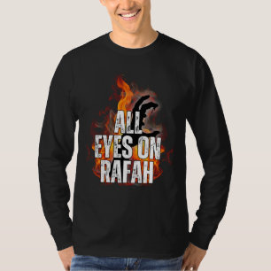 ALLE OGEN OP RAFAH - Bloedbad in Rafah Gaza T-shirt