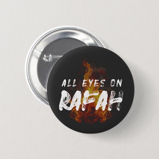 ALLE OGEN OP RAFAH RONDE BUTTON 5,7 CM (Voorkant /achterkant)