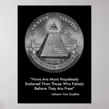 Alle ogen van het Illuminati-Poster