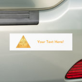 Alle ogen zien oog/oog van paarden: bumpersticker (Op auto)