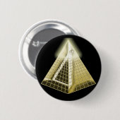 Alle ogen zien Oogpiramide-Button Ronde Button 5,7 Cm (Voorkant /achterkant)
