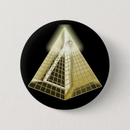 Alle ogen zien Oogpiramide-Button Ronde Button 5,7 Cm