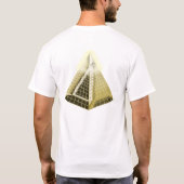 Alle ogen zien Oogpiramide T-Shirt (Achterkant)