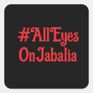 Alle ogen zijn gericht op Jabalia Stickers