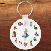 ALLE ONGEVEER IN WONDERLAND SLEUTELHANGER (Voorkant)
