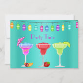 ALLE OPENBAARMAKING BEACH COCKTAIL PARTIJ INVITATI KAART (Voorkant)