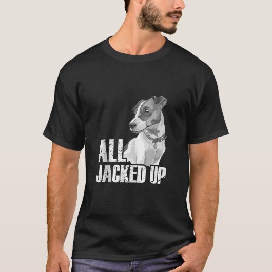 Alle opgeknapte Jack Russell Terrier JRT Lover ver T-shirt (Voorkant)
