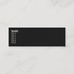 Alle opgetekende contactkaartje