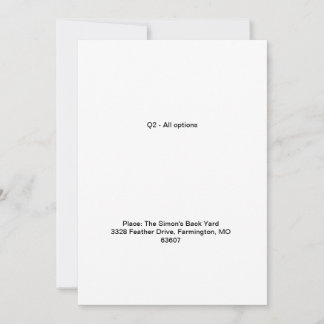 Alle opties voor Q2 testen Kaart