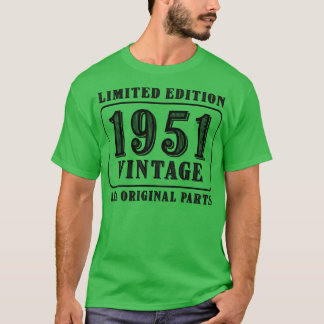 Alle originele onderdelen  1951, beperkte uitgave  t-shirt