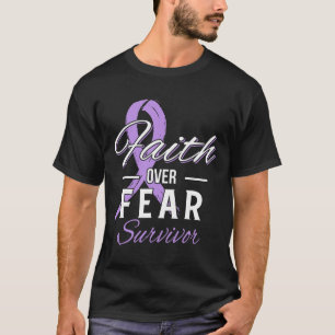 Alle overlevenden van kanker Geloof boven angst Ch T-shirt