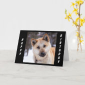 "ALLE PAAR" OM TE HOOREN HOE U UW BIRTHDAAG BEVIND KAART (Gele Bloem)