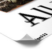 Alle paddenstoelen zijn eetbaar* poster (Hoek)