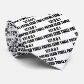 Alle paden leiden tot 127.0.0.1 (computernetwerken stropdas (Opgerold)