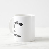 Alle papieren Leerleraar Koffiemok (Voorkant links)