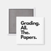 Alle papieren Leerleraar Magneet (Voorkant / Achterkant)