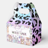 Alle partijdieren Oerwoud Safari Birthday Bedankdoosjes (Voorkant)