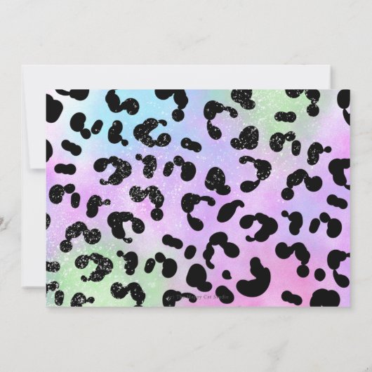 Alle partijdieren Oerwoud Safari Birthday Bedankkaart (Achterkant)