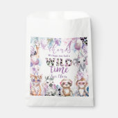 Alle partijdieren Oerwoud Safari Birthday Bedankzakje (Voorkant)