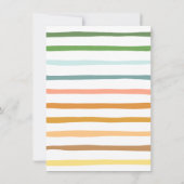 Alle partijdieren oproepen | Modern Safari Birthda Kaart (Achterkant)