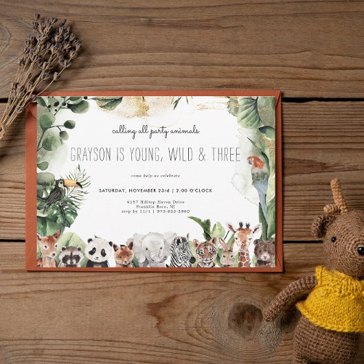 Alle partijdieren oproepen | Safari Birthday