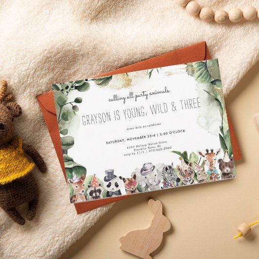 Alle partijdieren oproepen | Safari Birthday