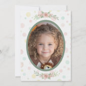 Alle partijdieren Safari Birthday Foto Kaart (Achterkant)