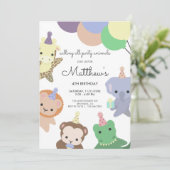 Alle partijdieren tot de dag van de geboorte kaart (Staand voorkant)