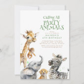 Alle partijen die de dieren van de partij koelen,  kaart (Voorkant)