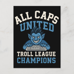 Alle Petten United Troll League Champions Feestdagenkaart