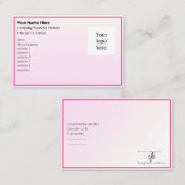 Alle Pinks Online Biz Logo Visitekaartje (Voorkant / Achterkant)
