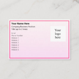 Alle Pinks Online Biz Logo Visitekaartje