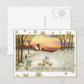 ALLE PLEZIER MET KERST IS VAN JOU FEESTDAGENKAART (Voorkant / Achterkant)