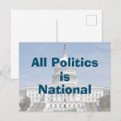 Alle politiek is in 2024 nationaal briefkaart (Voorkant / Achterkant)