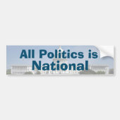 Alle politiek is in 2024 nationaal bumpersticker (Voorkant)