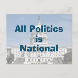 Alle Politiek is Nationaal in 2024 Briefkaart