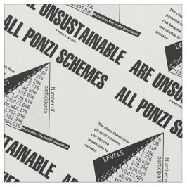 Alle Ponzi-regelingen zijn onhoudbaar (Econ Humor) Stof