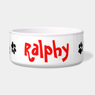 "Alle poten" Aangepaste Dog Bowl Voerbakje