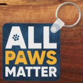 Alle poten maken aangepaste foto's met twee zijden sleutelhanger (Achterkant)