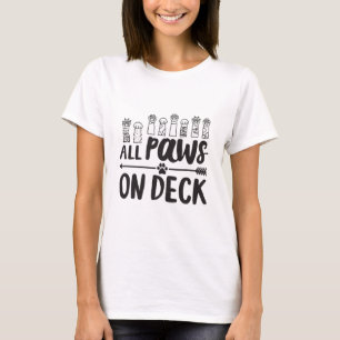 Alle poten op de beroemde Dog Quotes Foster Dog T-shirt
