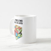 Alle problemen zijn positief koffiemok (Voorkant links)